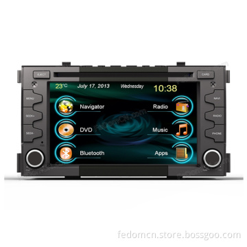 6.2 Inch TFT LCD Touch Screen Car DVD GPS Navigation System for KIA Soul with Bluetooth+Radio+iPod+Video